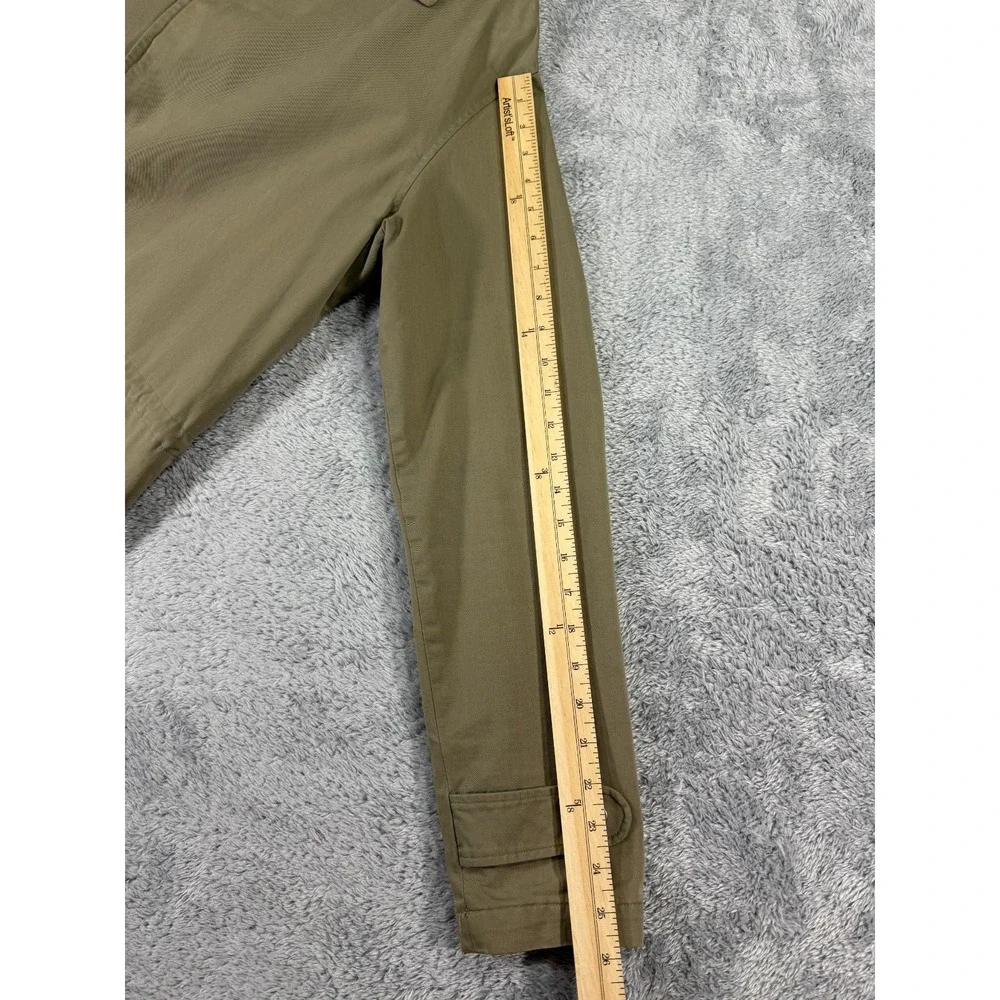 Shades‎ of Grey Micah Cohen Jacket Mens M Green Hooded Zip Snap Lined Minimalist